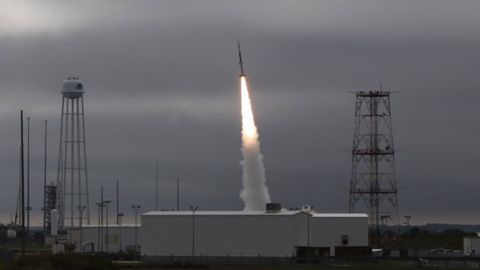 The US military conducted a successful test launch of a rocket with components for hypersonic weapons development at the Wallops Flight Test Facility in Virginia Wednesday.
