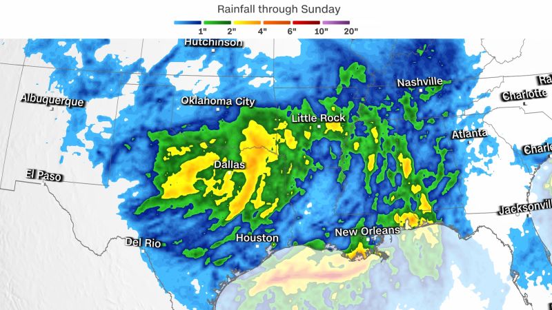 Weather forecast: Severe storms and much needed rain for the South | CNN
