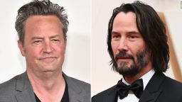 Matthew Perry and Keanu Reeves 