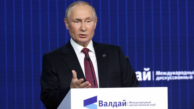 Hear Putin warn the world faces ‘most dangerous’ decade since WWII | CNN