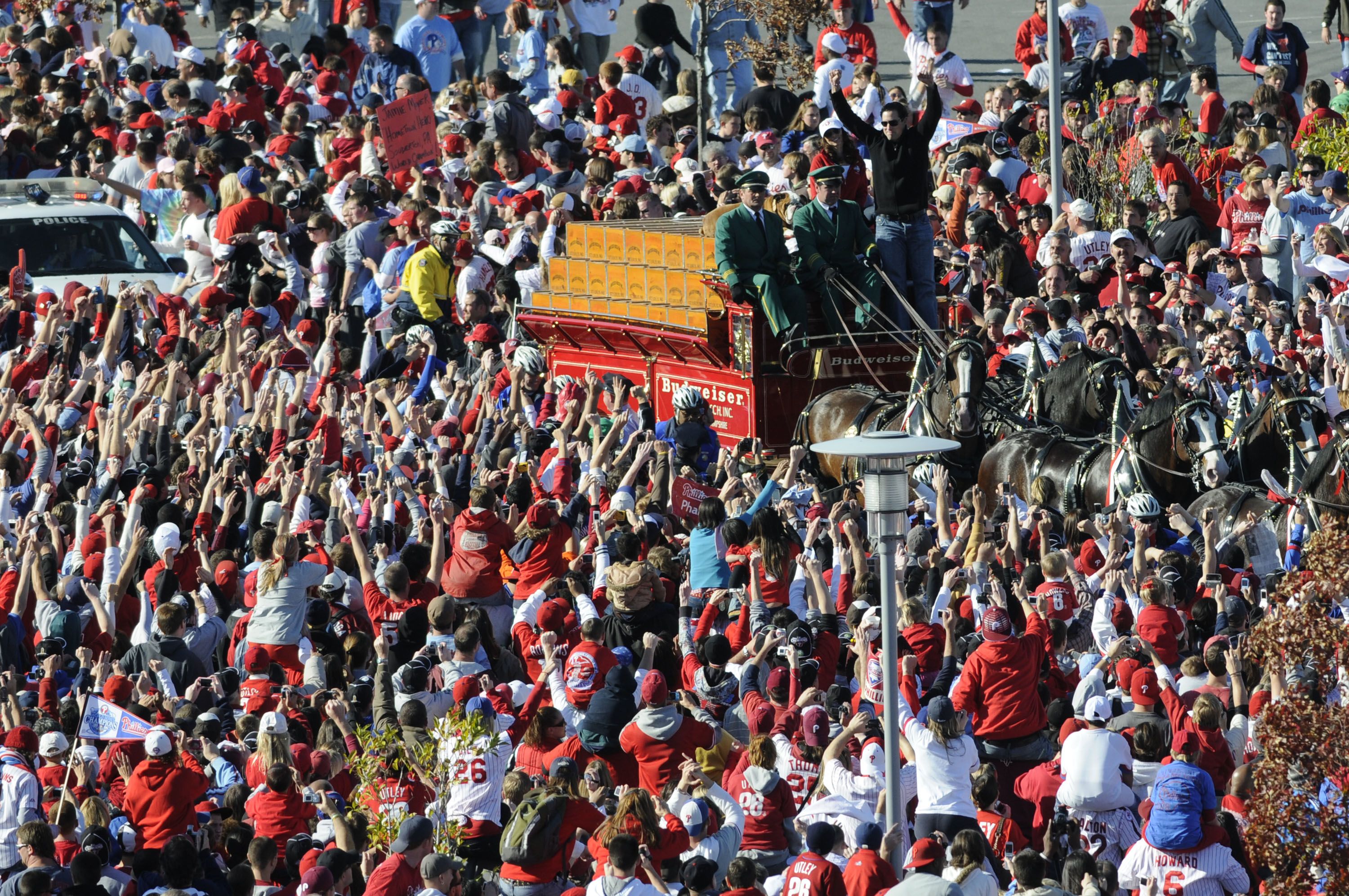 2008 World Series Champions Philadelpia Phillies Parade through Center City  Philadelphia Editorial Image - Image of diego, clear: 259734950