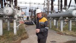 Nic Robertson Ukraine Power Plant