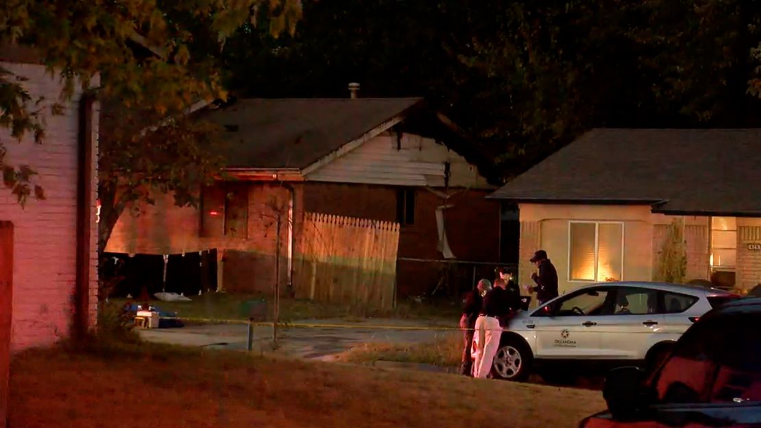 8 people were found dead in the house fire, according to police.