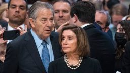 US House of Representatives Speaker, Nancy Pelosi (R), with her husband Paul Pelosi (C), attend a Holy Mass for the Solemnity of Saints Peter and Paul lead by Pope Francis in St. Peter's Basilica. (Photo by Stefano Costantino / SOPA Images/Sipa USA)