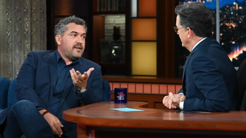 Keenan is seen on "The Late Show with Stephen Colbert" on October 5, 2022. 