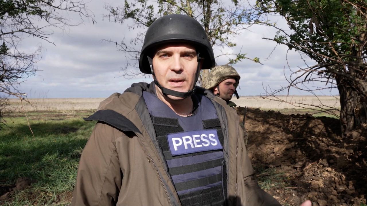 screengrab pleitgen kherson trench