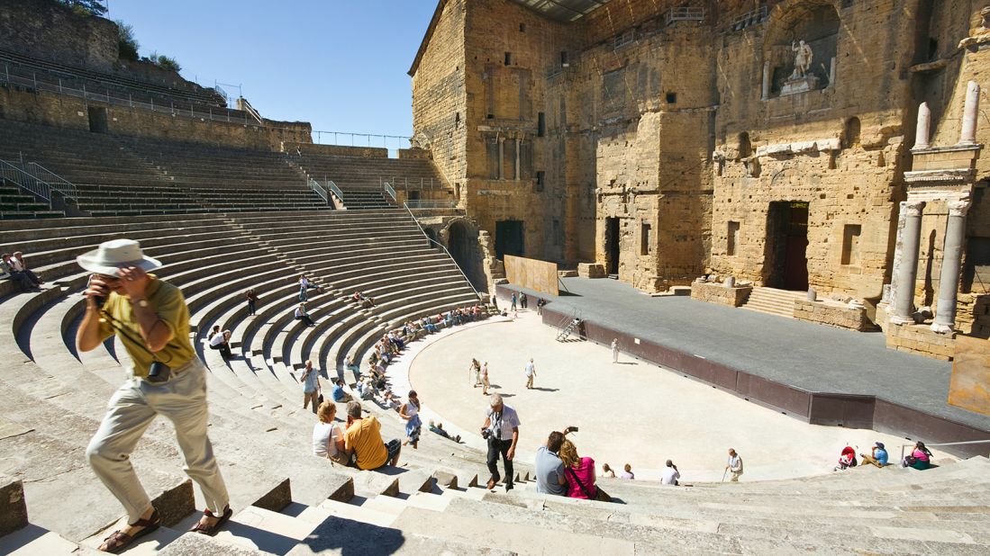 <strong>Orange, France: </strong>The Théâtre Antique d'Orange, one of the best-preserved Roman theaters, is a remarkable reason to visit this town in Provence. 