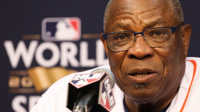 Houston Astros manager Dusty Baker says it ‘looks bad’ that the 2022 World Series will have zero African American players | CNN