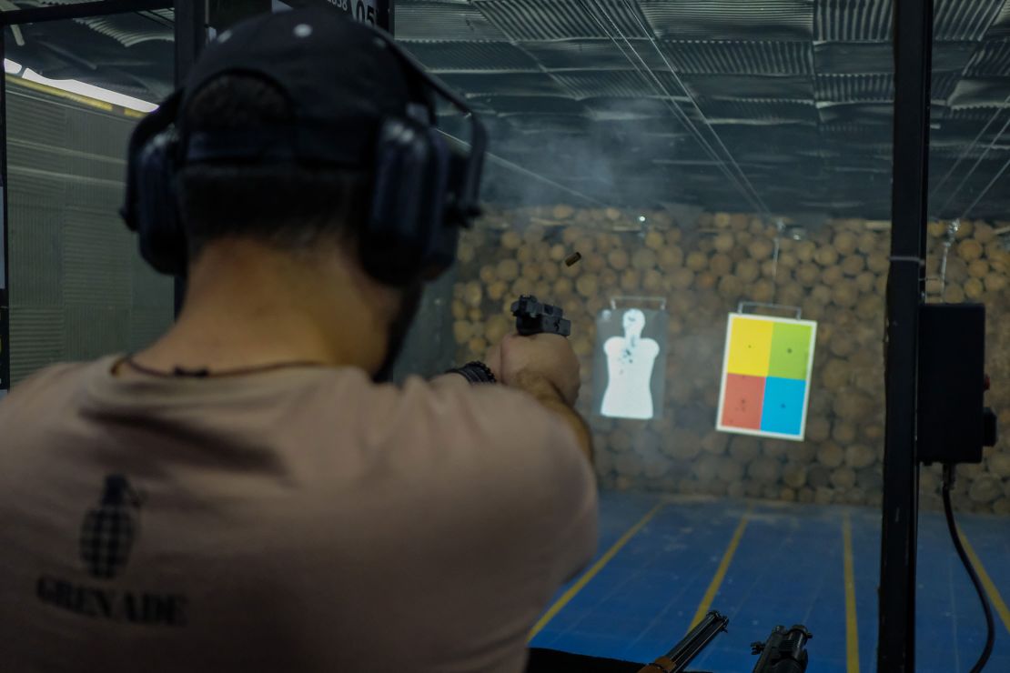 The number of Brazilians joining gun clubs like this one has increased exponentially since Jair Bolsonaro became President.