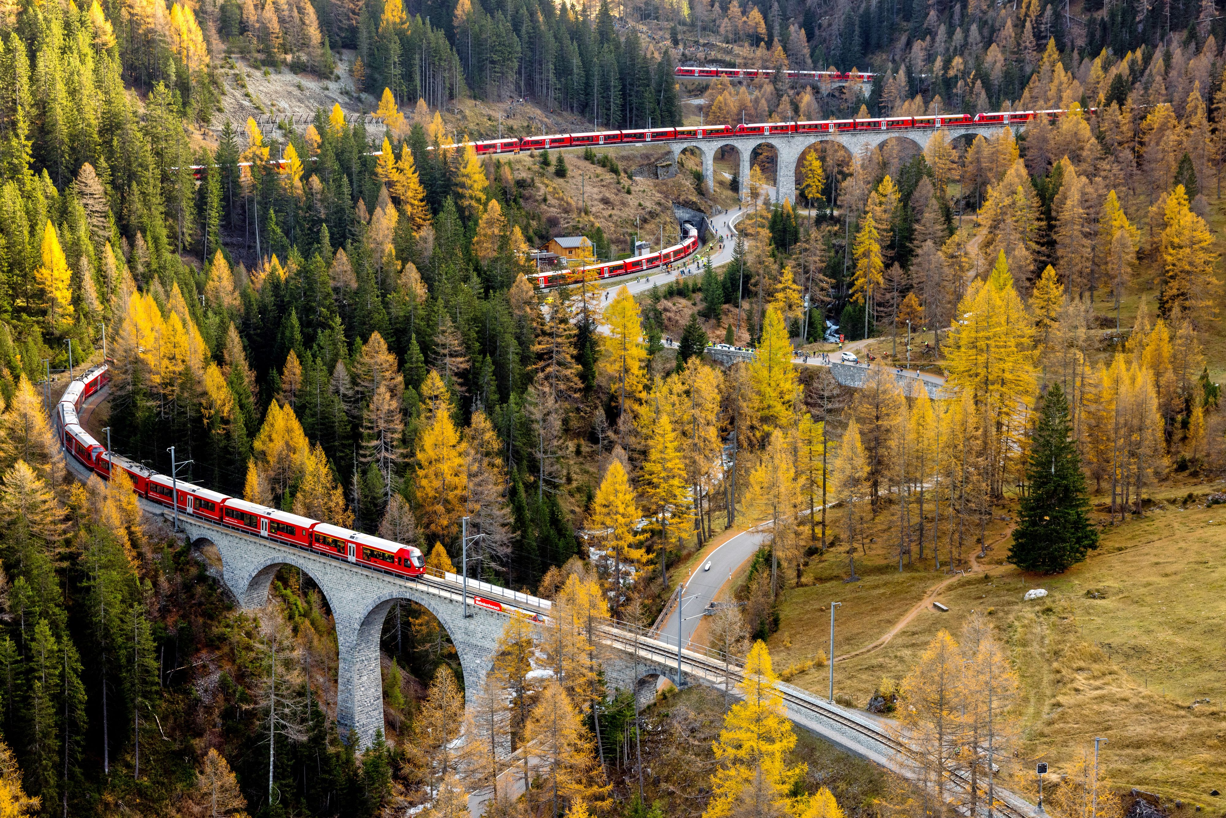 switzerland mountain train