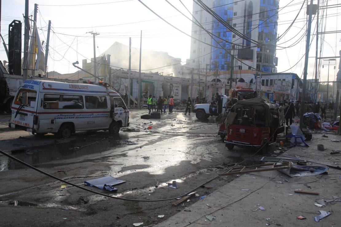 Somali President Mohamud said those who were injured were in a serious condition and the death toll could rise.