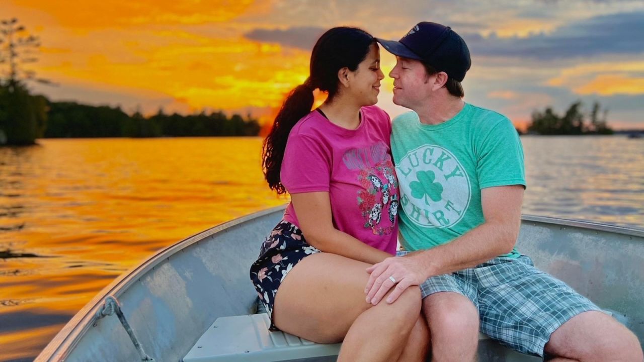 <strong>Appreciating the moment: </strong>Here's the couple in Ontario, Canada together in 2022. "Honestly, I'll wake up sometimes and be like, 'Did this really happen? Is this real? Because I don't want to get all mushy, but I'm still completely in love, and it's amazing," says Sean.