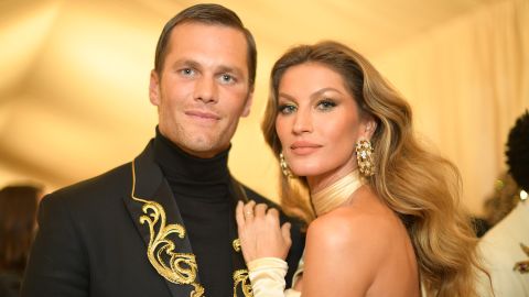 Brady and Bündchen attend the Heavenly Bodies: Fashion & The Catholic Imagination Costume Institute Gala at the Metropolitan Museum of Art on May 7, 2018.