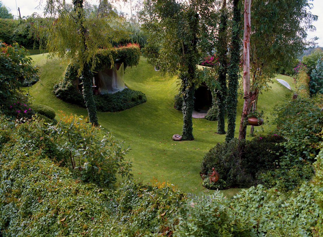 The verdant partially submerged space is west of Mexico City and has become emblematic of the Organic Architecture movement.