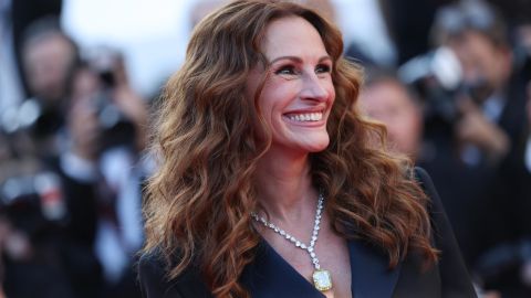 Julia Roberts attends a screening of "Armageddon Time" during the 75th annual Cannes film festival at Palais des Festivals on May 19.