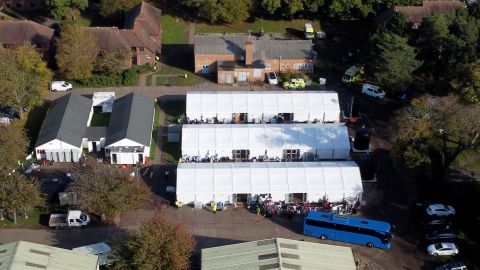 Charities urged British prime minister Rishi Sunak to take action over "inhumane conditions" at the Manston center.
