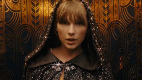 Taylor Swift in a still from her music video "Bejeweled," off of her new album "Midnights."