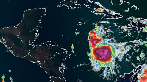 Tropical Storm Lisa is expected to hit Belize on Wednesday as a strong tropical storm or a Category 1 hurricane.