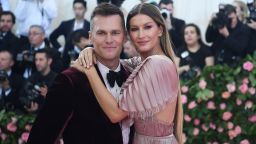 Mandatory Credit: Photo by Stephen Lovekin/BEI/Shutterstock (10225581lm)Tom Brady and Gisele BundchenCostume Institute Benefit celebrating the opening of Camp: Notes on Fashion, Arrivals, The Metropolitan Museum of Art, New York, USA - 06 May 2019