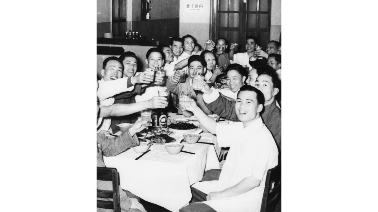 <strong>Respecting traditions: </strong>In addition to keeping its traditional recipes, Tai Ping Koon has also insisted on preserving many old ways of operating, including providing free accommodations and meals for its staff. Here's a photo of a New Year staff celebration at Tai Ping Koon in the 1950s.