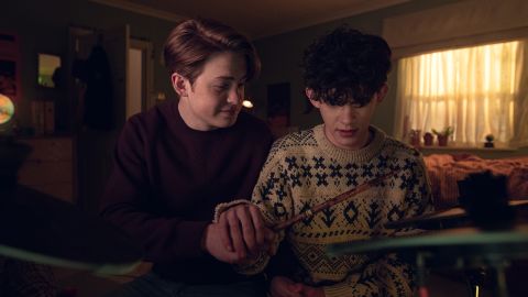 Kit Connor (left) and Joe Locke in a scene from