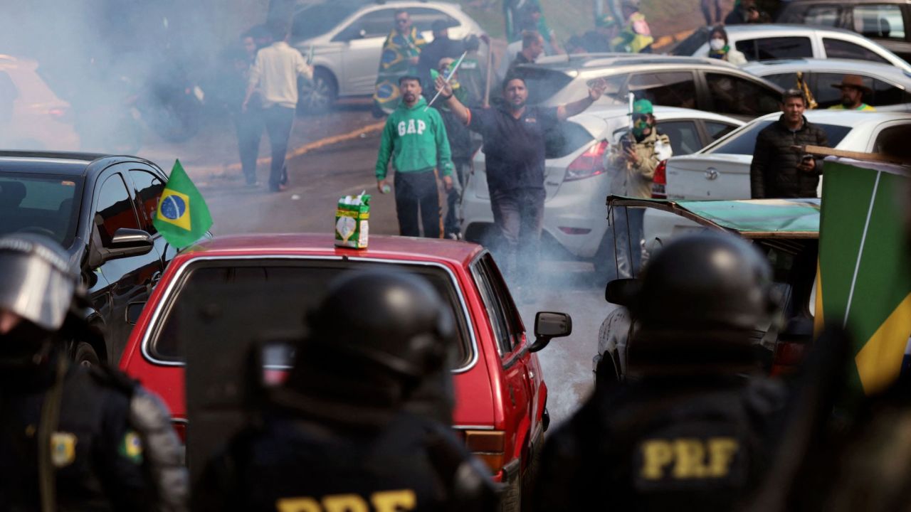 Protesters are currently blocking Brazil's highways at 267 points across the country.