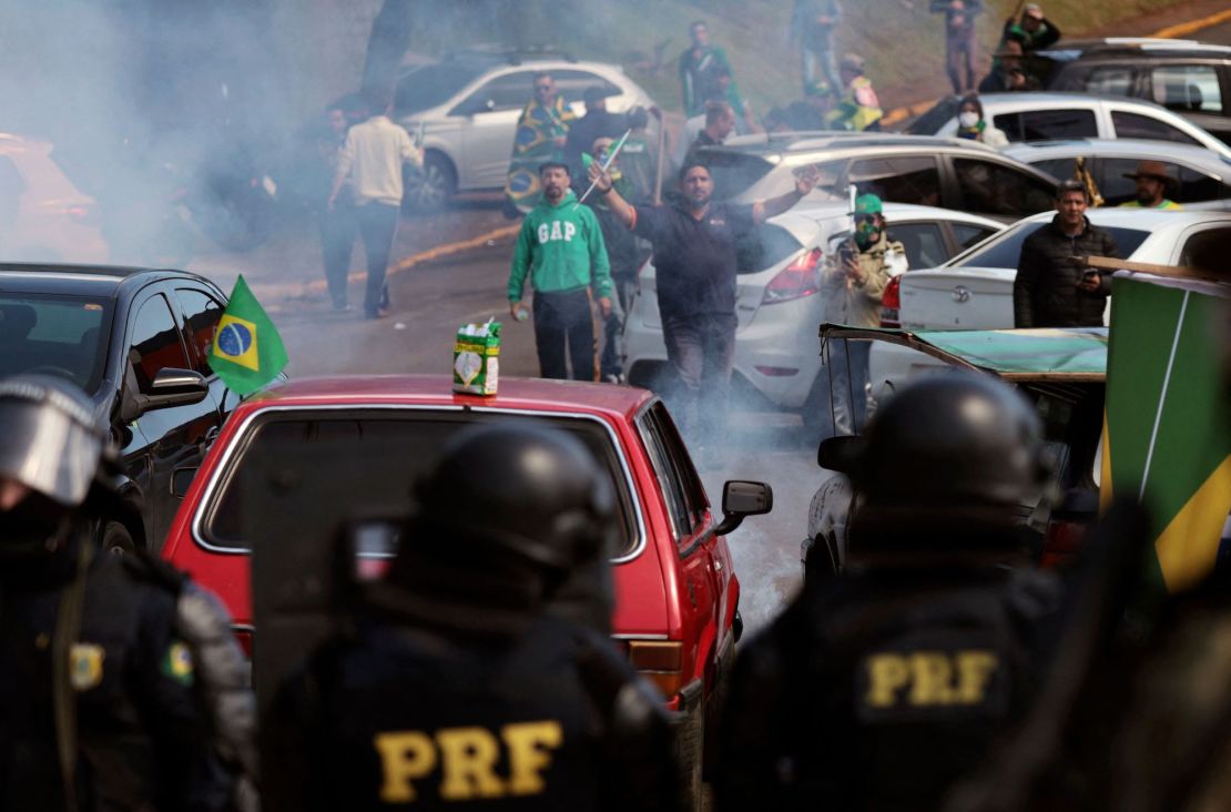 Protesters are currently blocking Brazil's highways at 267 points across the country.