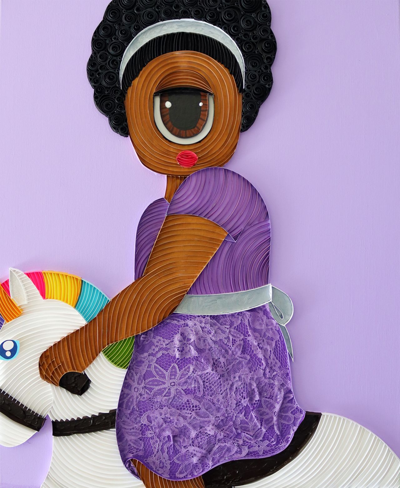 The cyclops -- the one-eyed creature of Greek mythology -- is a recurring motif in Kekere-Ekun's work.