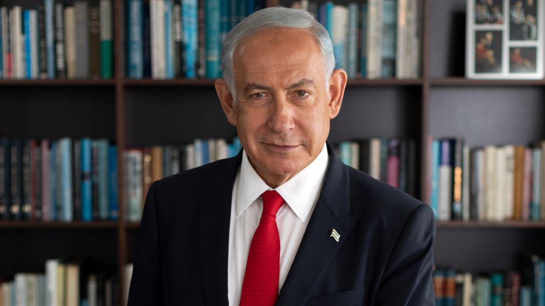 Oct 21, 2022; Tel Aviv, Israel;  Benjamin Netanyahu, the ninth prime minister of Israel, speaks to USA TODAY ahead of the release of his memoir, 