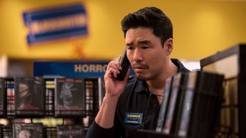 Randall Park in a scene from Netflix's "Blockbuster." 