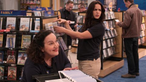 (From left) Olga Merediz and Melissa Fumero in a scene from Netflix's