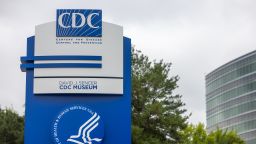 A view of the sign of Center for Disease Control headquarters is seen in Atlanta, Georgia, United States on August 06, 2022.