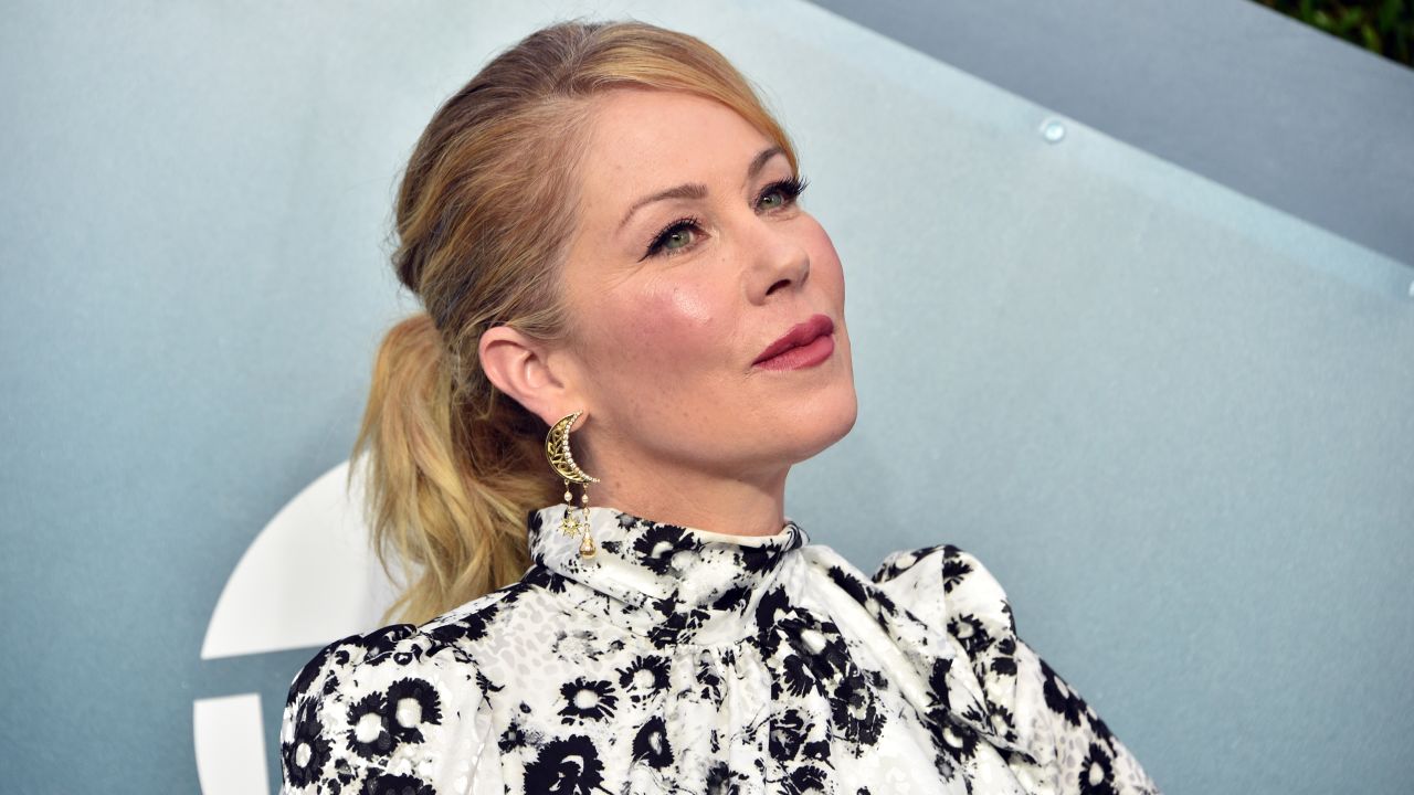 Christina Applegate, seen here in January 2020, is opening up about her multiple sclerosis diagnosis ahead of the final season premiere of "Dead to Me."