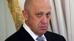 SAINT PETERSBURG, RUSSIA - JUNE 16: (RUSSIA OUT) Russian billionaire and businessman, Concord catering company owner Yevgeny Prigozhin attends a meeting with foreign investors at Konstantin Palace June 16, 2016 in Saint Petersburg, Russia. Russian President Vladimir Putin is in Saint Petersburg to attend the International Economic Forum. (Photo by Mikhail Svetlov/Getty Images)