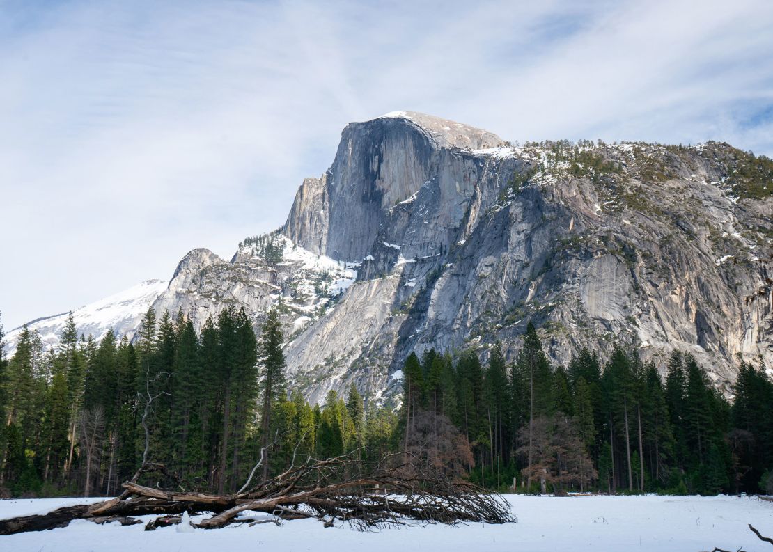 Half Dome at Yosemite Valley in 2021. Glaciers at Yosemite National Park will likely disappear by 2050, UNESCO reports.