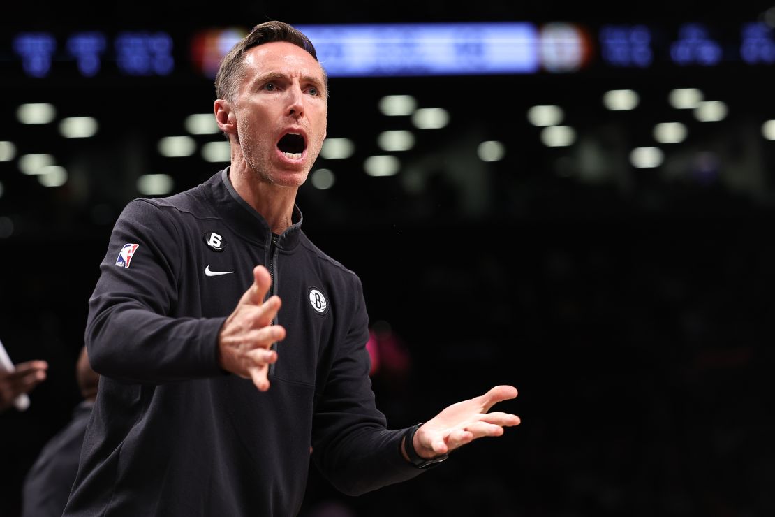 Steve Nash was appointed as the Nets head coach in 2020