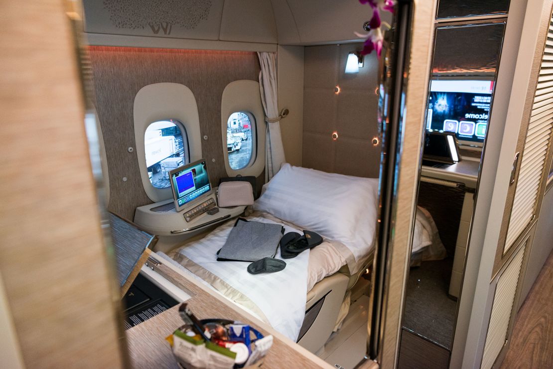 Emirates has a high-wall, supersuite category in its Boeing 777 first class.
