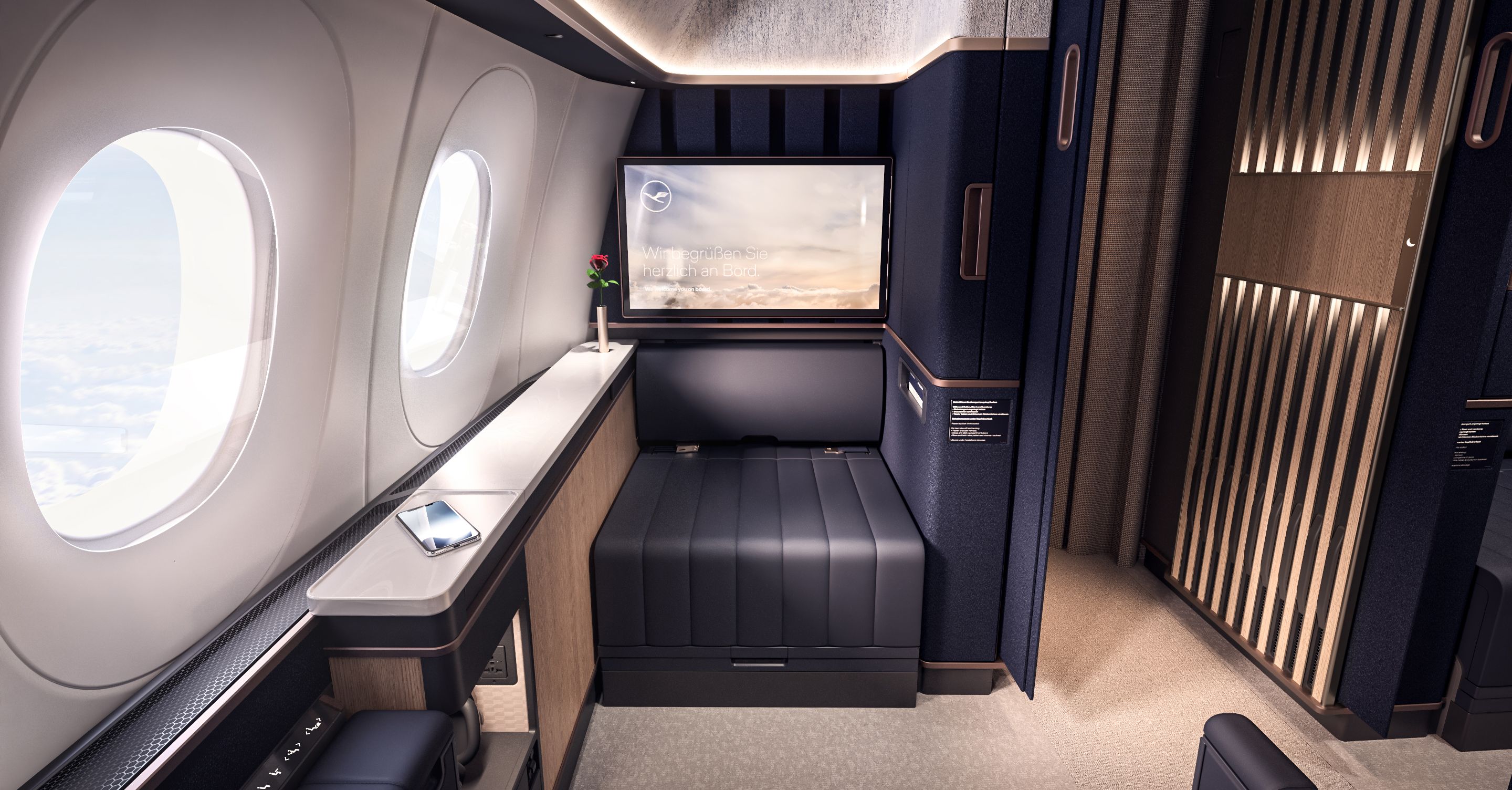 First Class Airplane Cabins