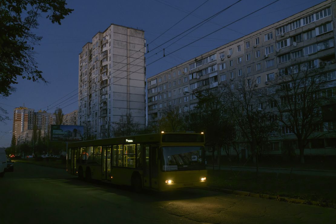 Blackouts have gripped Kyiv in recent days after Russian strikes left around 40% of Ukraine's entire energy infrastructure damaged.