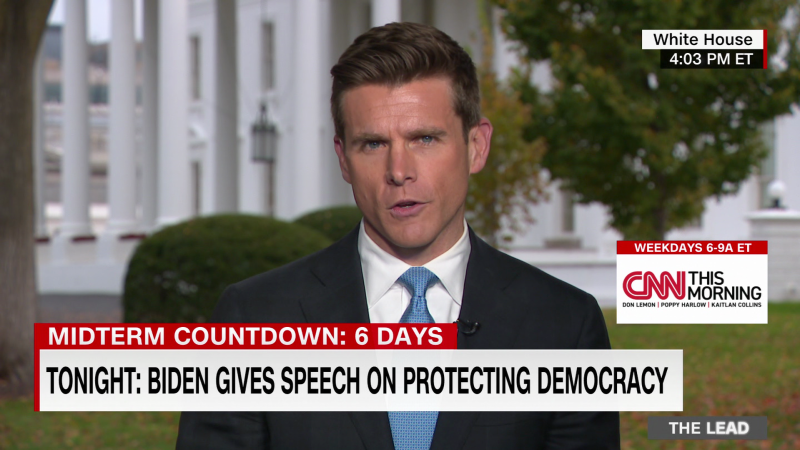 President Biden is set to give a speech on protecting U.S. democracy
