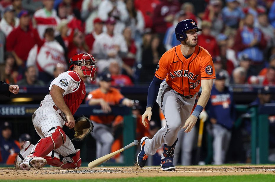 Astros throw the World Series' first combined no-hitter against