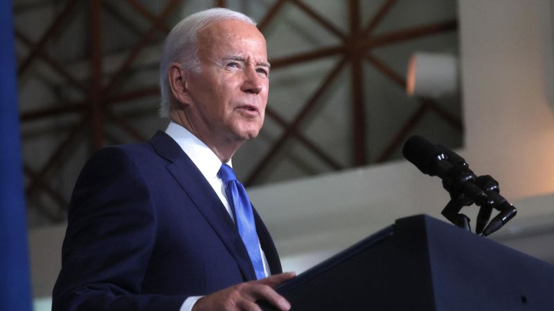 Biden was ‘expressing solidarity’ when he said ‘we’re going to free Iran,’ White House says | CNN Politics