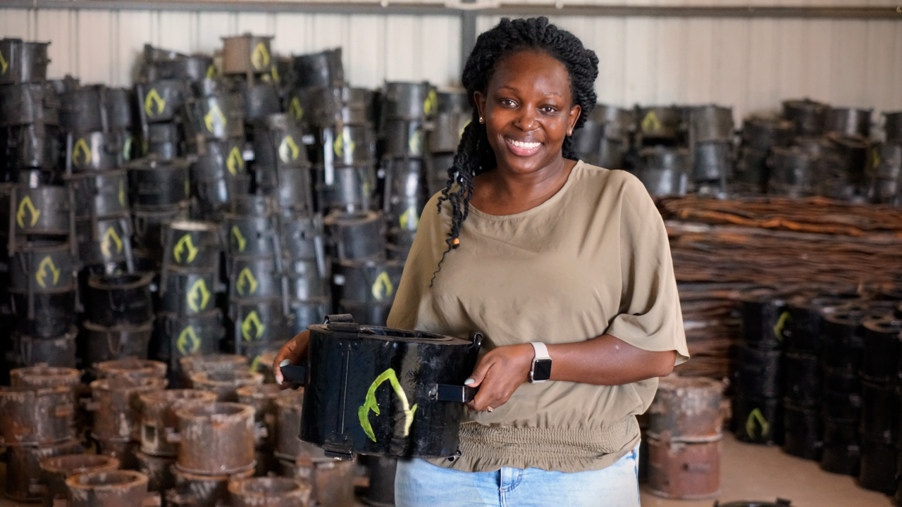 Charlot Magayi is the founder of 2022 finalist Mukuru Clean Stoves.