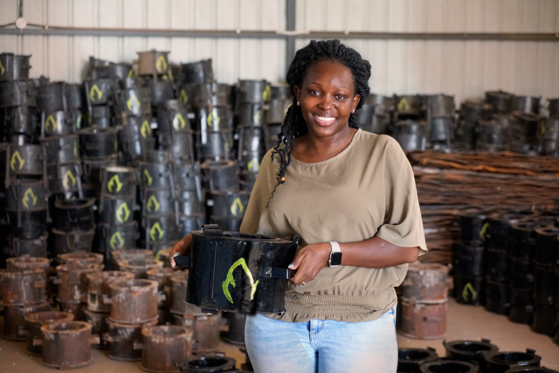 Charlot Magayi is the founder of 2022 finalist Mukuru Clean Stoves.