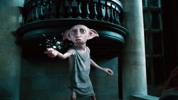 Dobby, a house elf, features prominently in "Harry Potter and the Deathly Hallows: Part 1." His death is widely considered one of the most emotional and tragic scenes in the series -- and inspired the creation of a grave on the beach where the scene was shot in Whales.