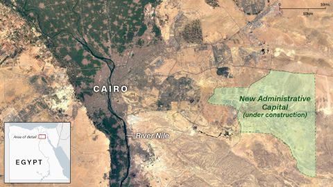 221103173443 cairo new capital slider 2020 2 Egypt faces acute water shortage, but it's still building a giant 'Green River' in the desert
