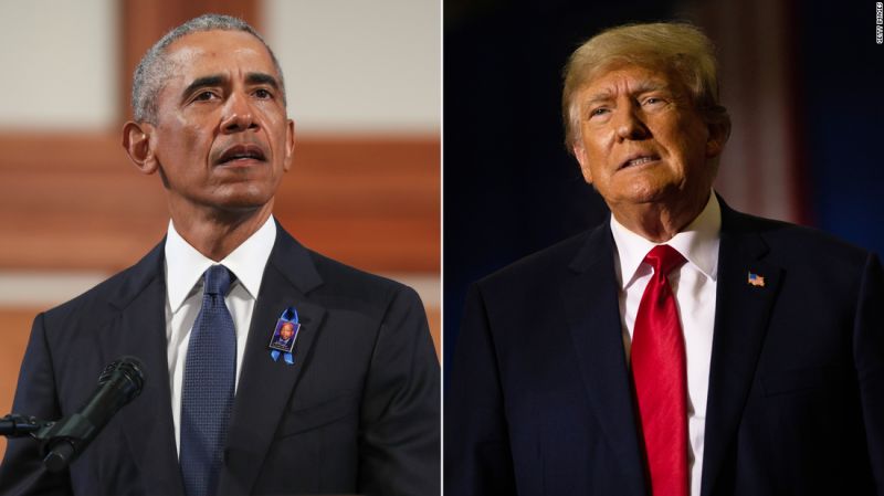 Obama and Trump bring dueling visions for America in return to campaign trail | CNN Politics