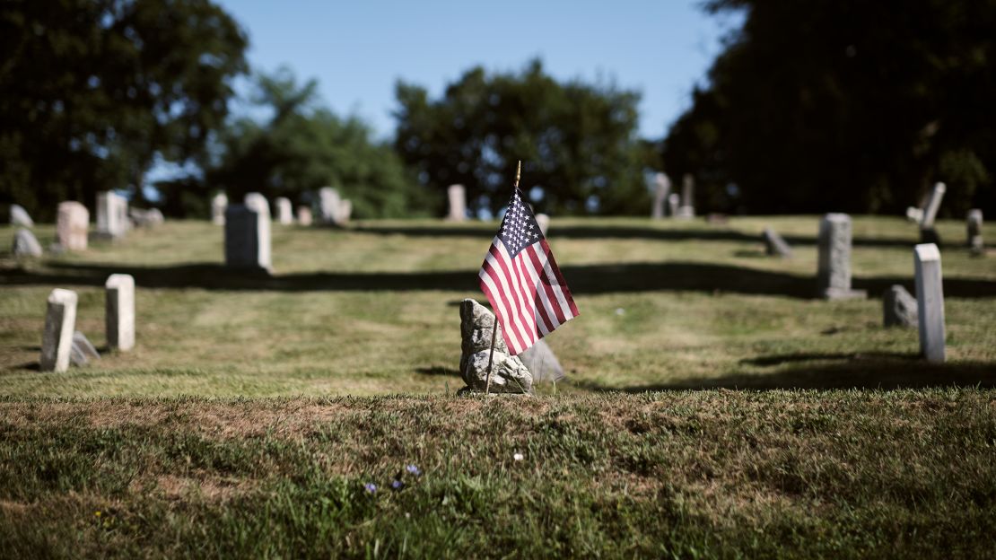 "It's an old cemetery," Mary Armstrong says of Lebanon, "and we try to keep it going."