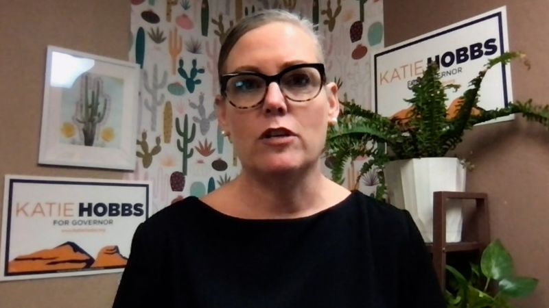 Hobbs explains why she won’t recuse Secy. of State duties in AZ race against Lake | CNN Politics