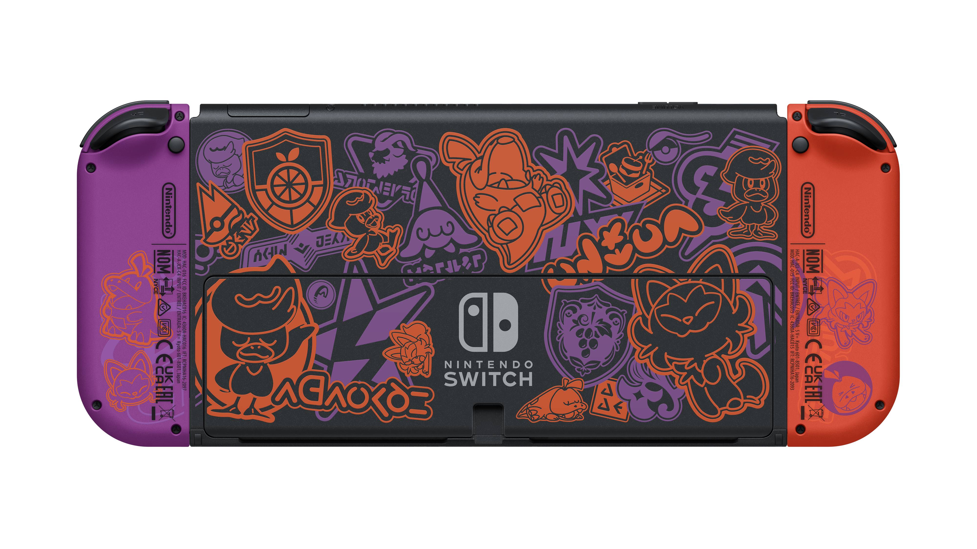 Nintendo Switch OLED Model: Pokemon Scarlet & Violet Edition Japanese 